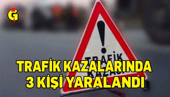 Hafta sonu 5 trafik kazası gerçekleşti