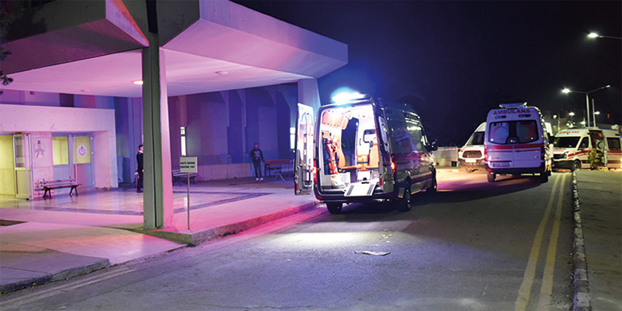 Lefkoşa'da trafik kazası… İki yaralı