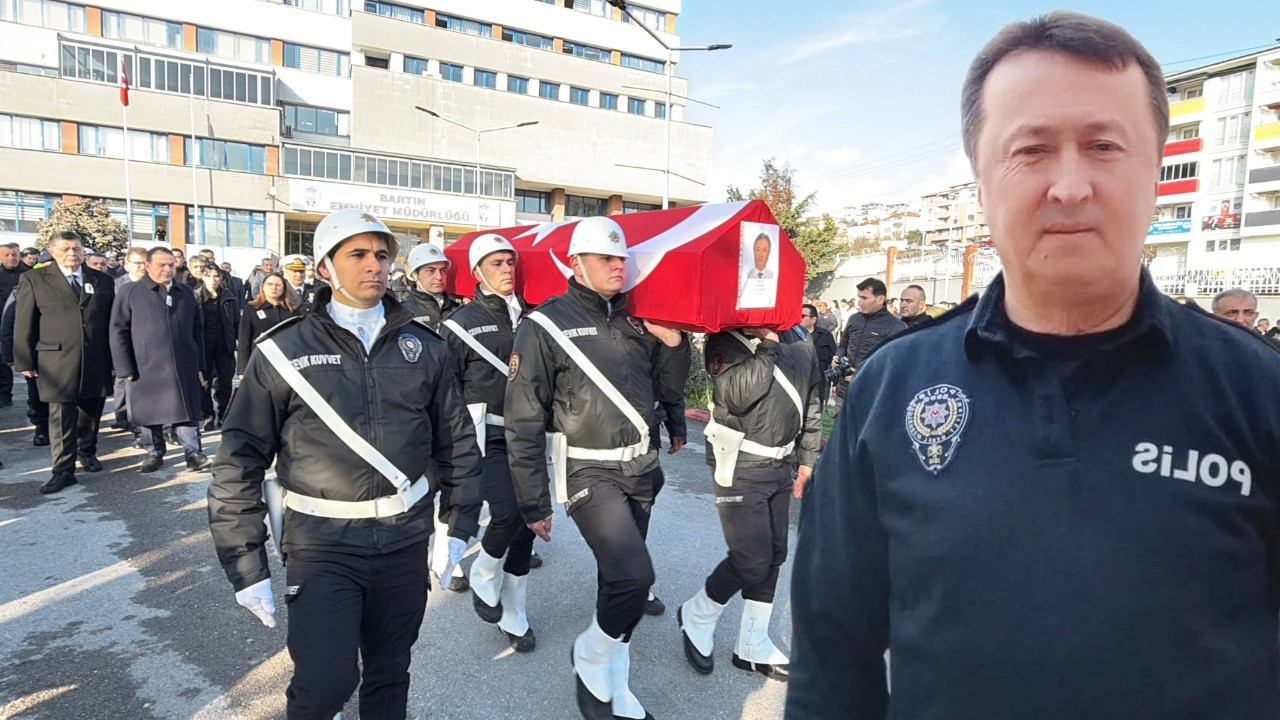 Emekliliğine 4 gün kala kazada ölen polis için Bartın’da tören