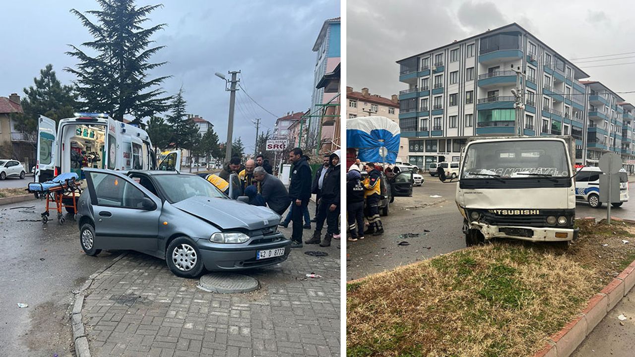 İstasyon Mahallesinde Trafik Kazası: 1 Yaralı