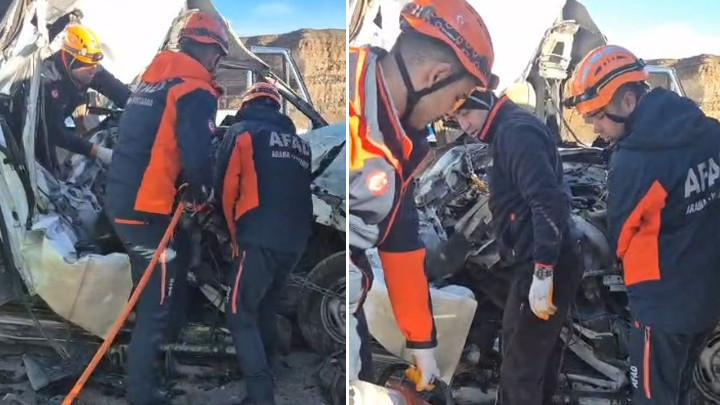Kayseri'de feci kaza! Öğrenci servisi, TIR'a arkadan çarptı: 1 ölü, 7 yaralı