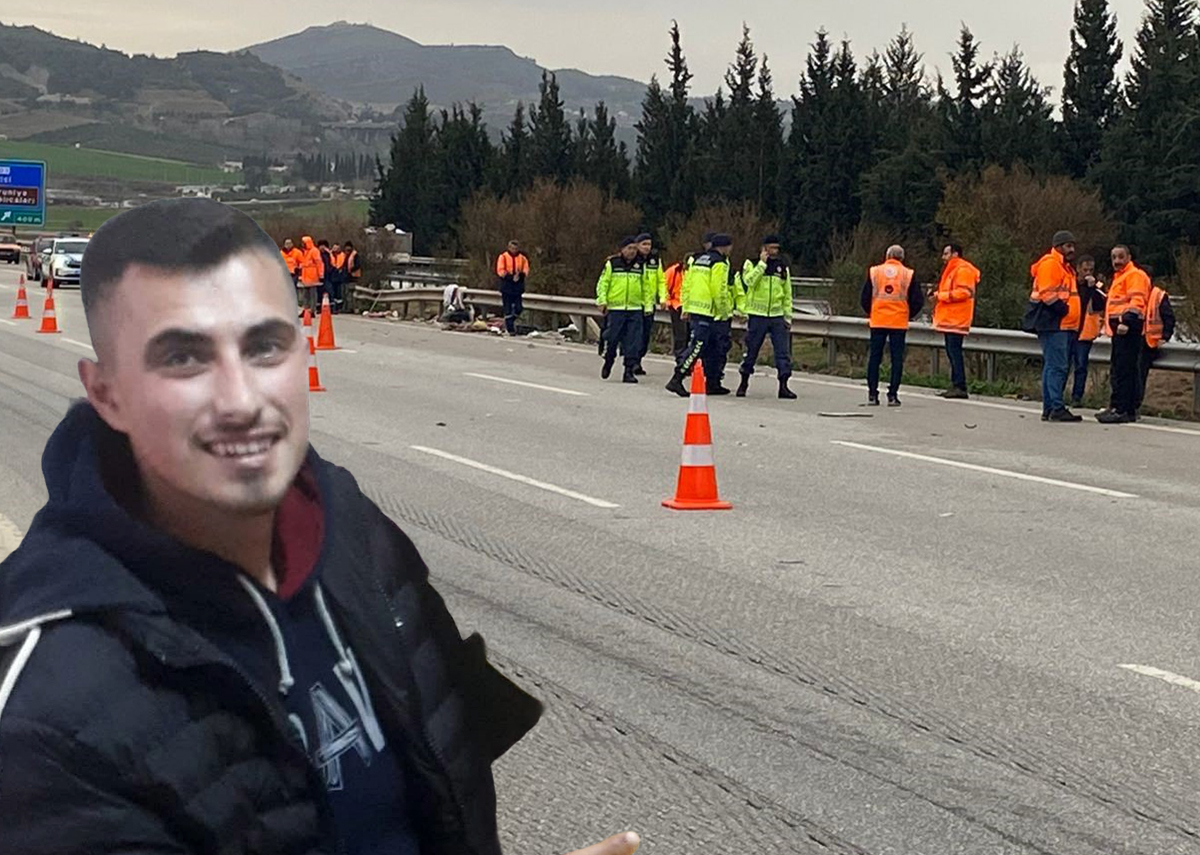 Otoyolda feci ölüm. Kaza kalıntılarını temizlerken araç ezdi