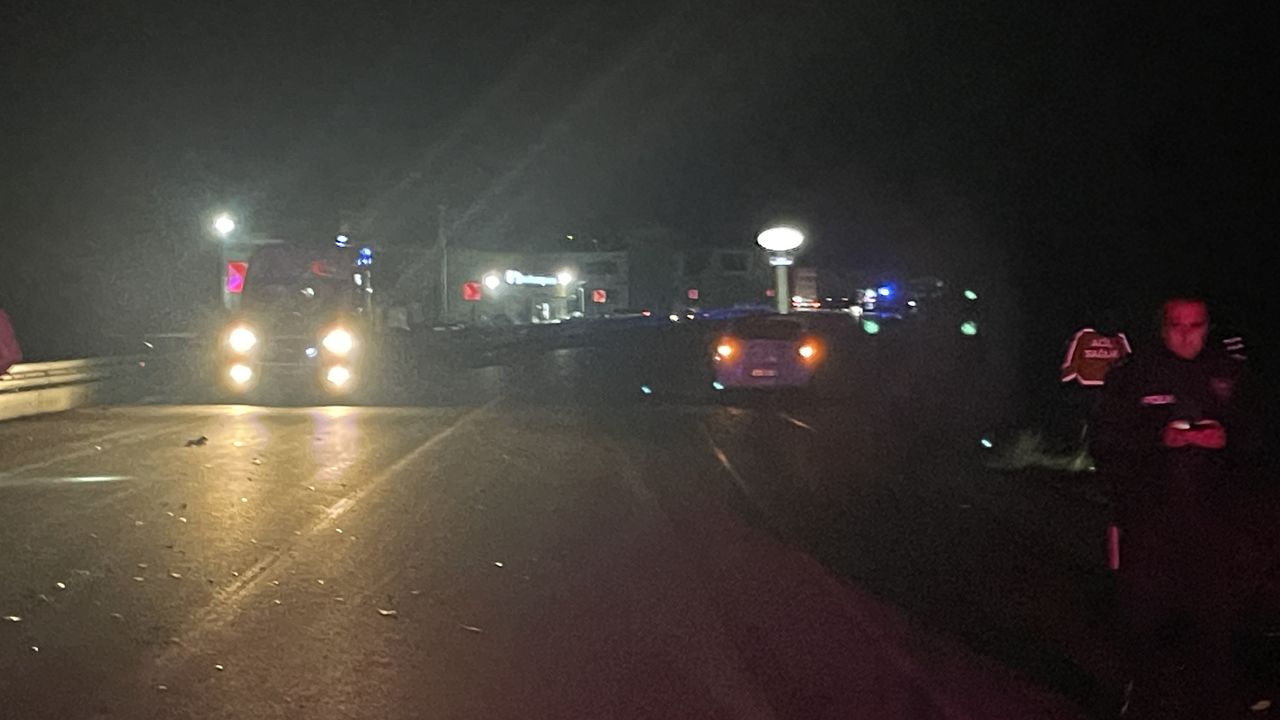 Bolu'da feci trafik kazası: Yaya hayatını kaybetti