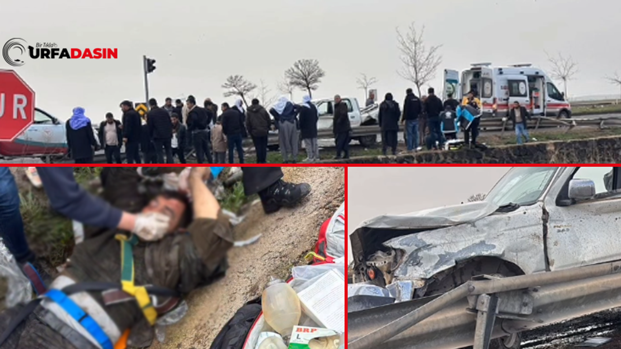 Şanlıurfa Viranşehir'de Trafik Kazası: 1 Ağır Yaralı