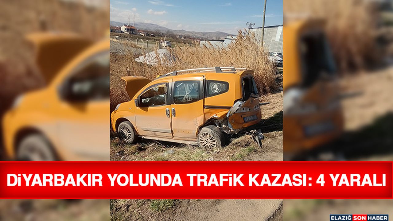 Diyarbakır Yolunda Trafik Kazası: 4 Yaralı