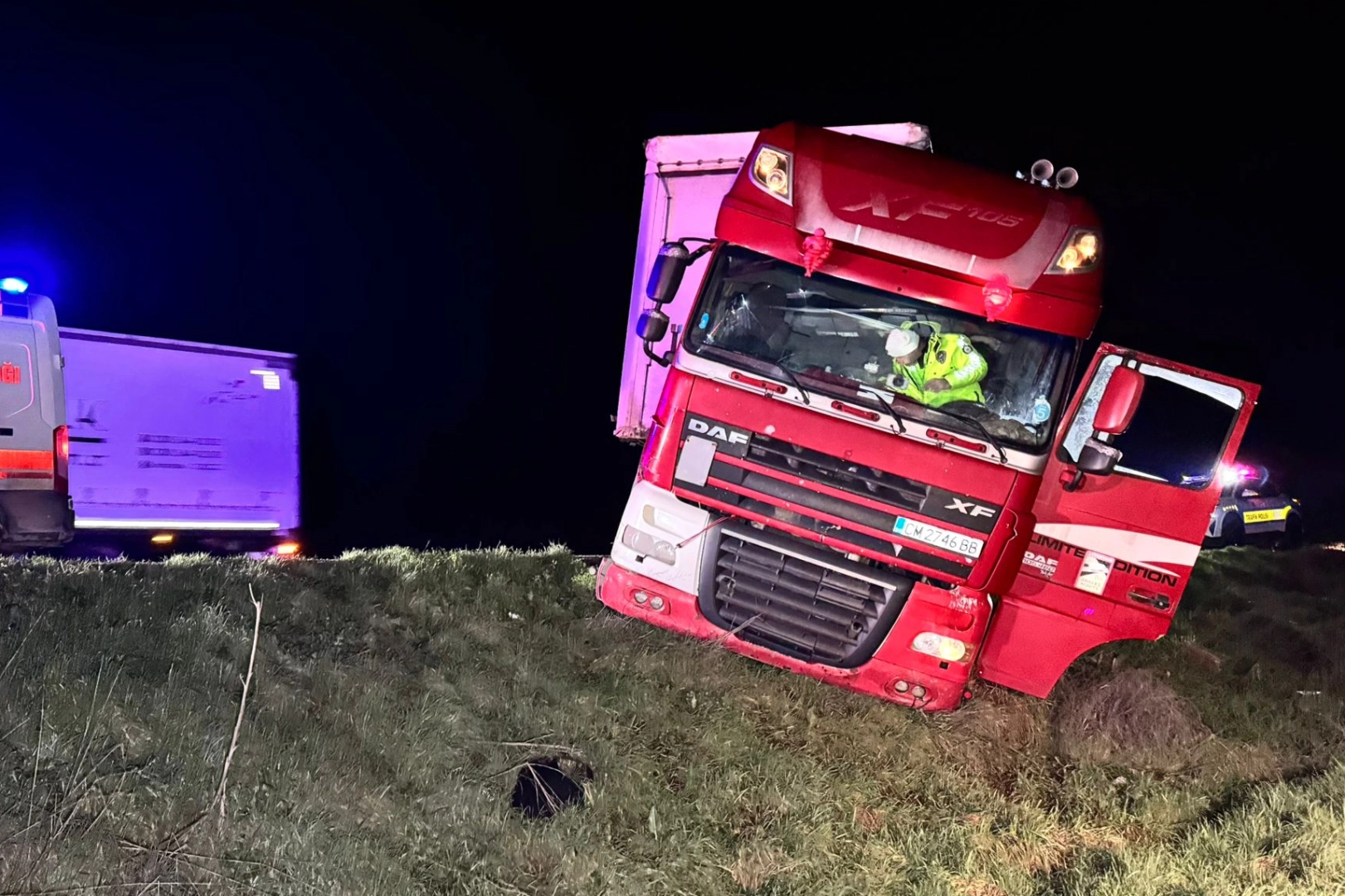Hamzabeyli Yolunda Trafik Kazası