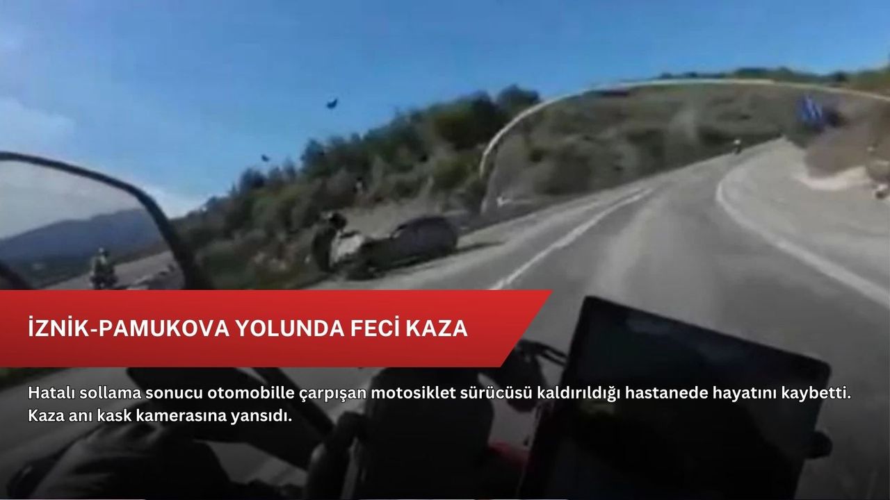 İznik-Pamukova yolunda feci kaza