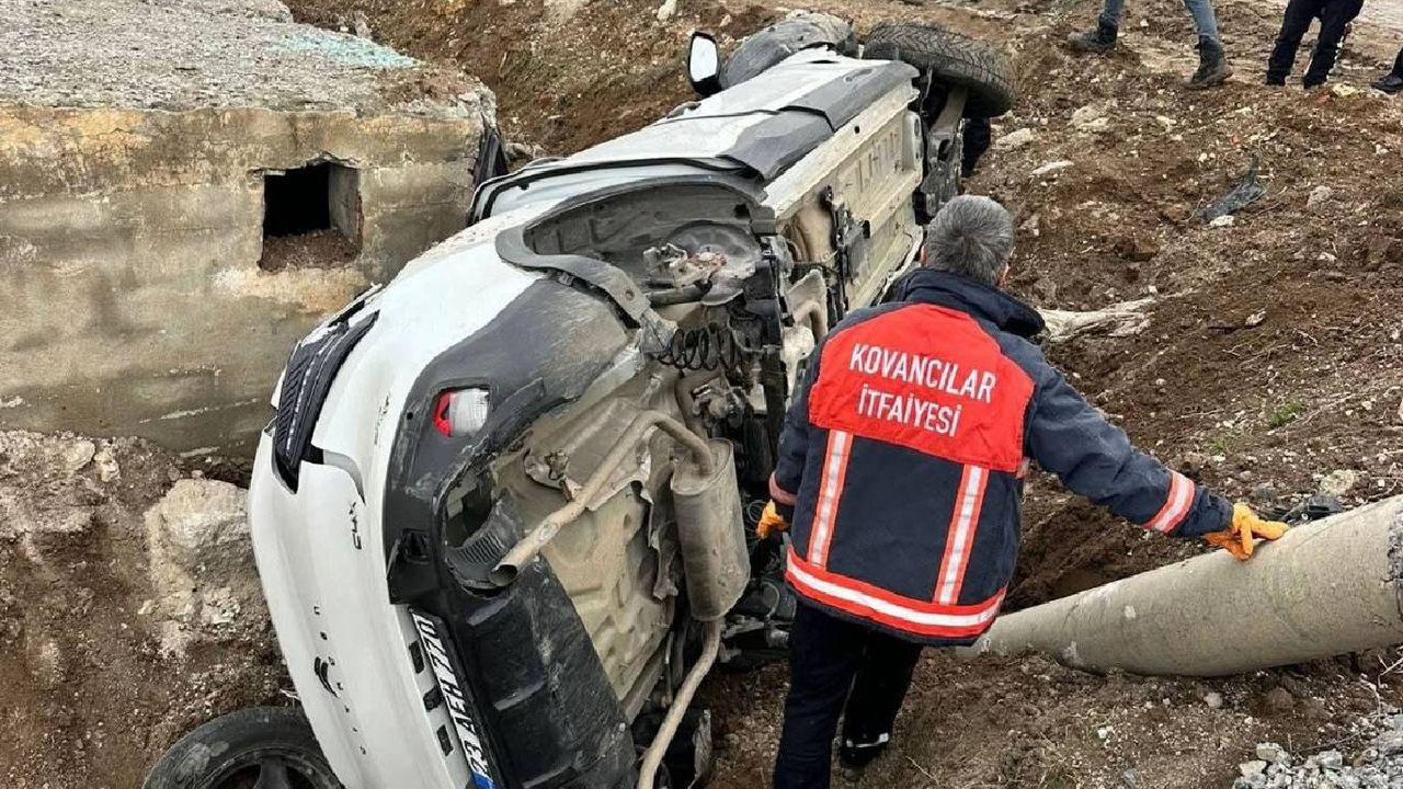 Kovancılar’da trafik kazası: 1’i ağır 2 yaralı