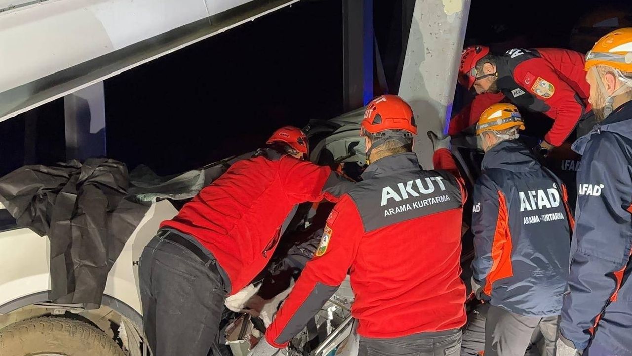 Rize’de feci kaza: 1 ölü, 1 ağır yaralı