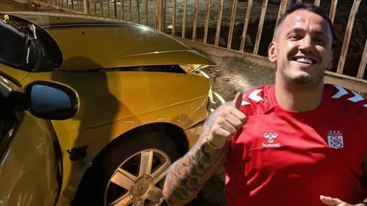 1.Lig'in yıldız oyuncusu kaza geçirdi
