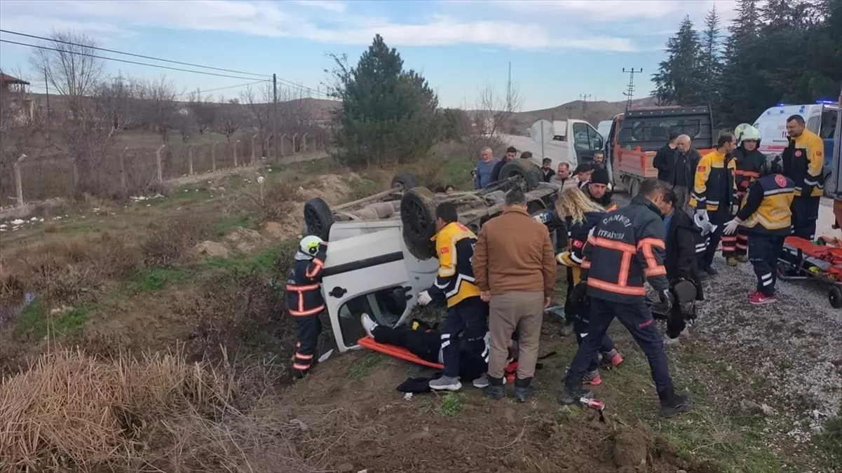 Çankırı'da Trafik Kazası: 4 Yaralı