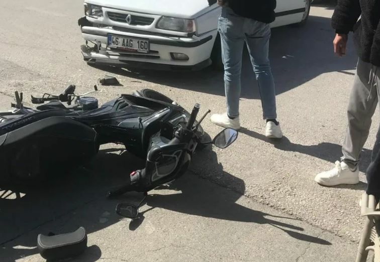 Kadirli’de motosikletlerin karıştığı iki ayrı trafik kazası..