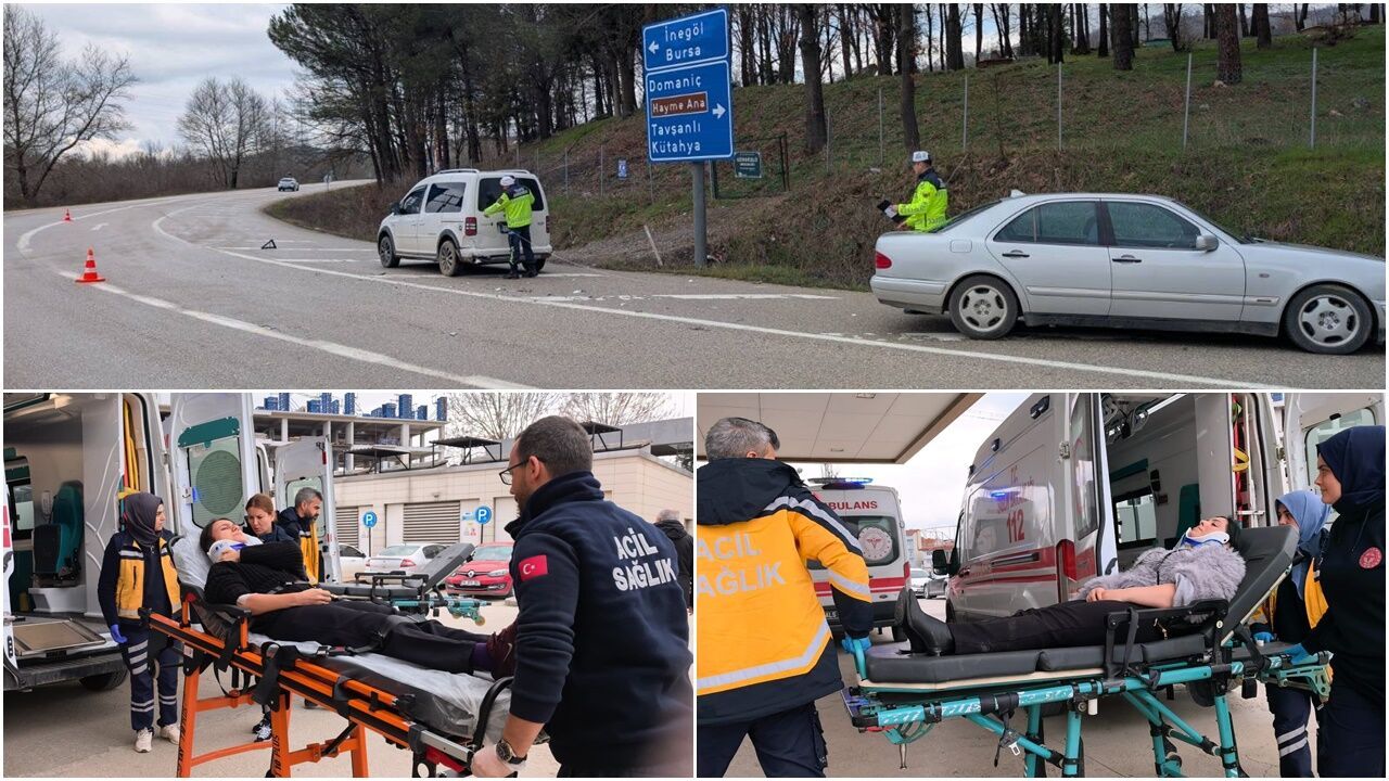 Bursa İnegöl’de Trafik Kazası: 2 Yaralı