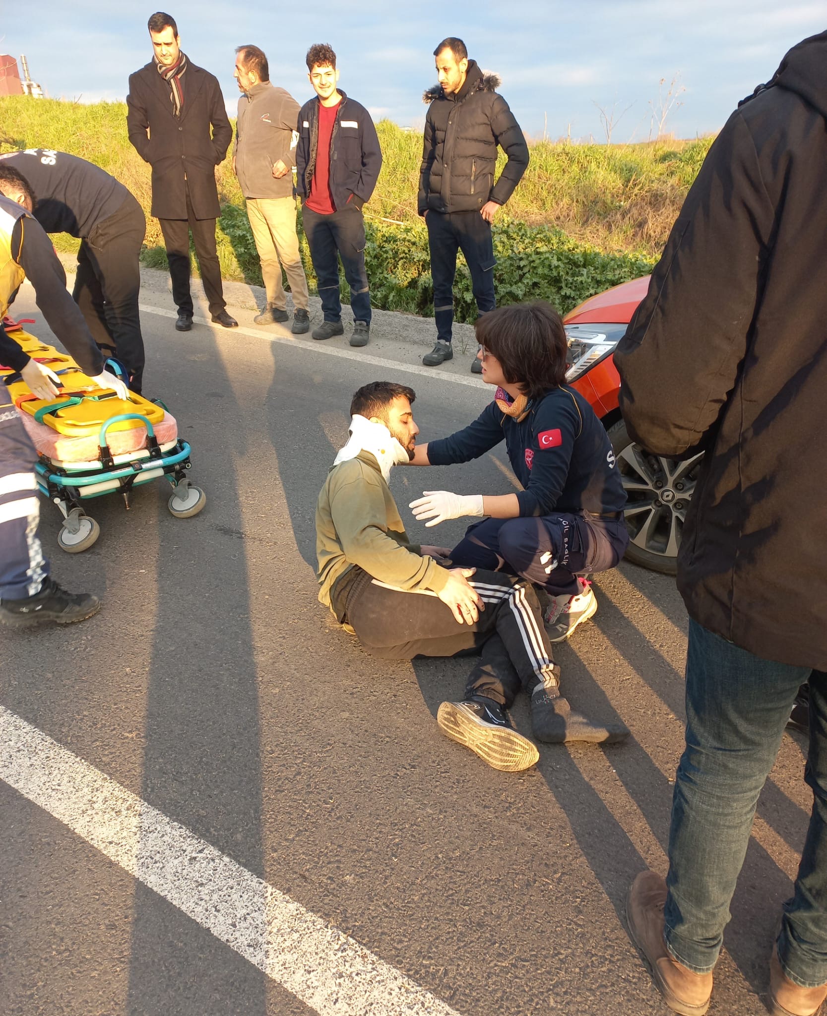 Muratlı’da yaşanan kazada 1 kişi yaralandı