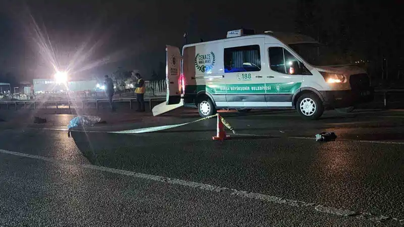 Mustafakemalpaşa'da trafik kazası: Yaya hayatını kaybetti