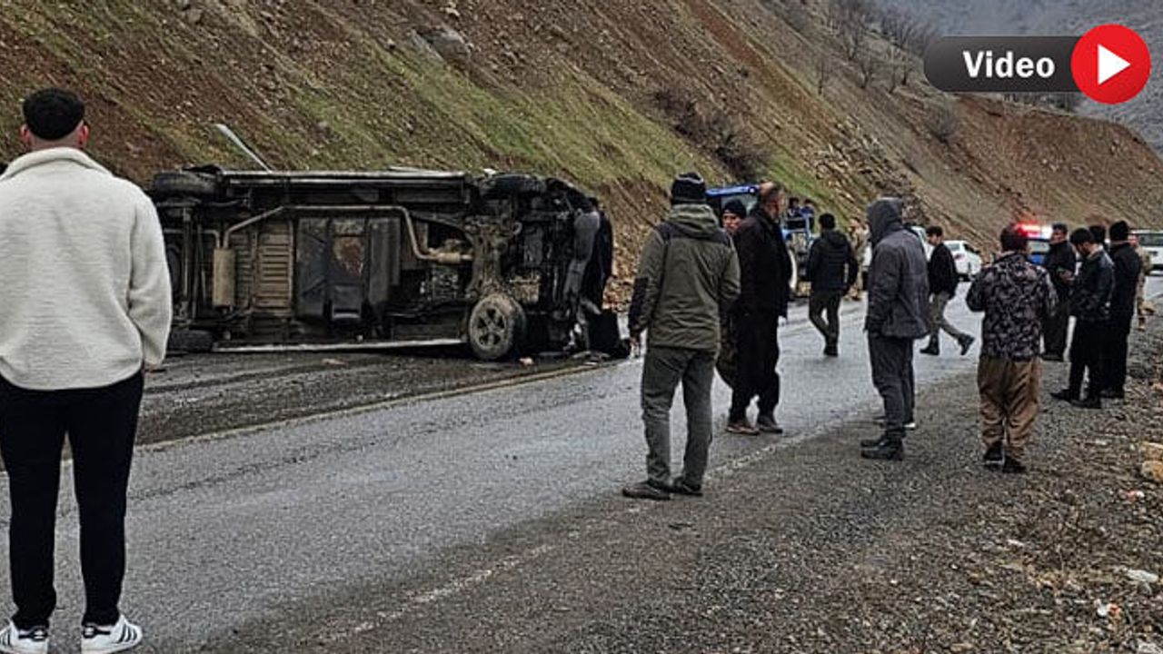 Hakkari’de trafik kazası: Yaralılar var
