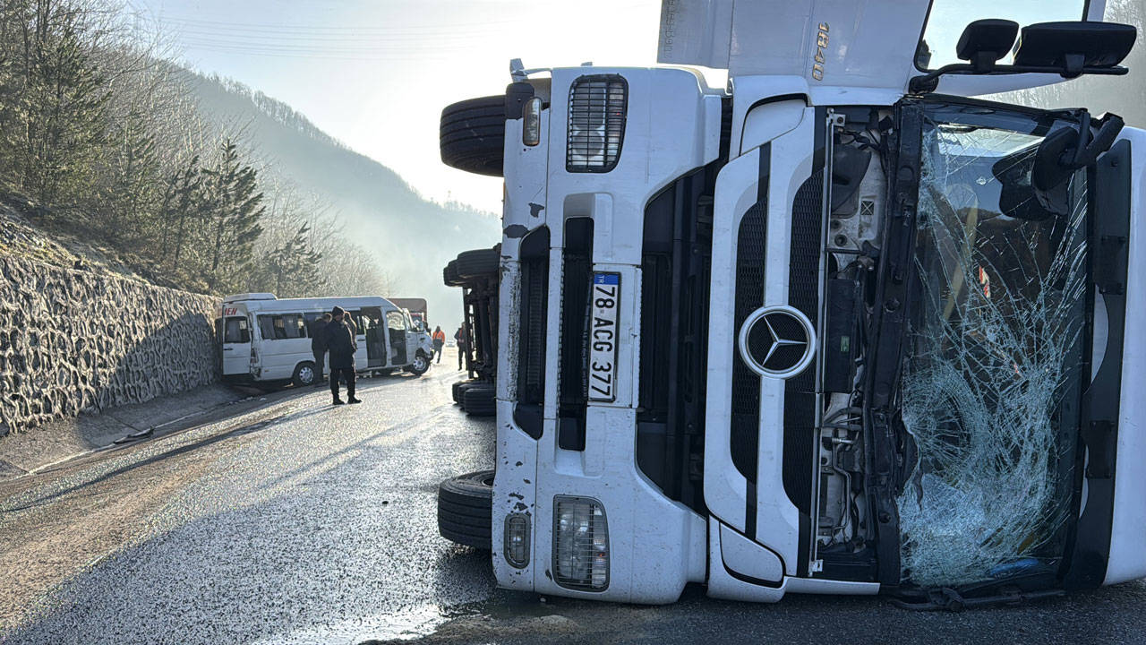 Zonguldak-Ankara karayolunda peş peşe kazalar: Yaralılar var