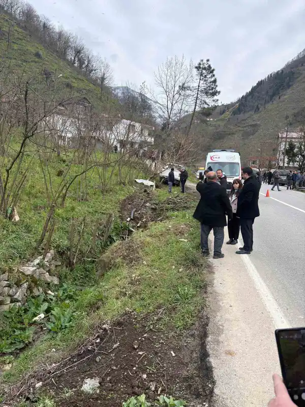 Giresun'da trafik kazası: 1 kişi hayatını kaybetti