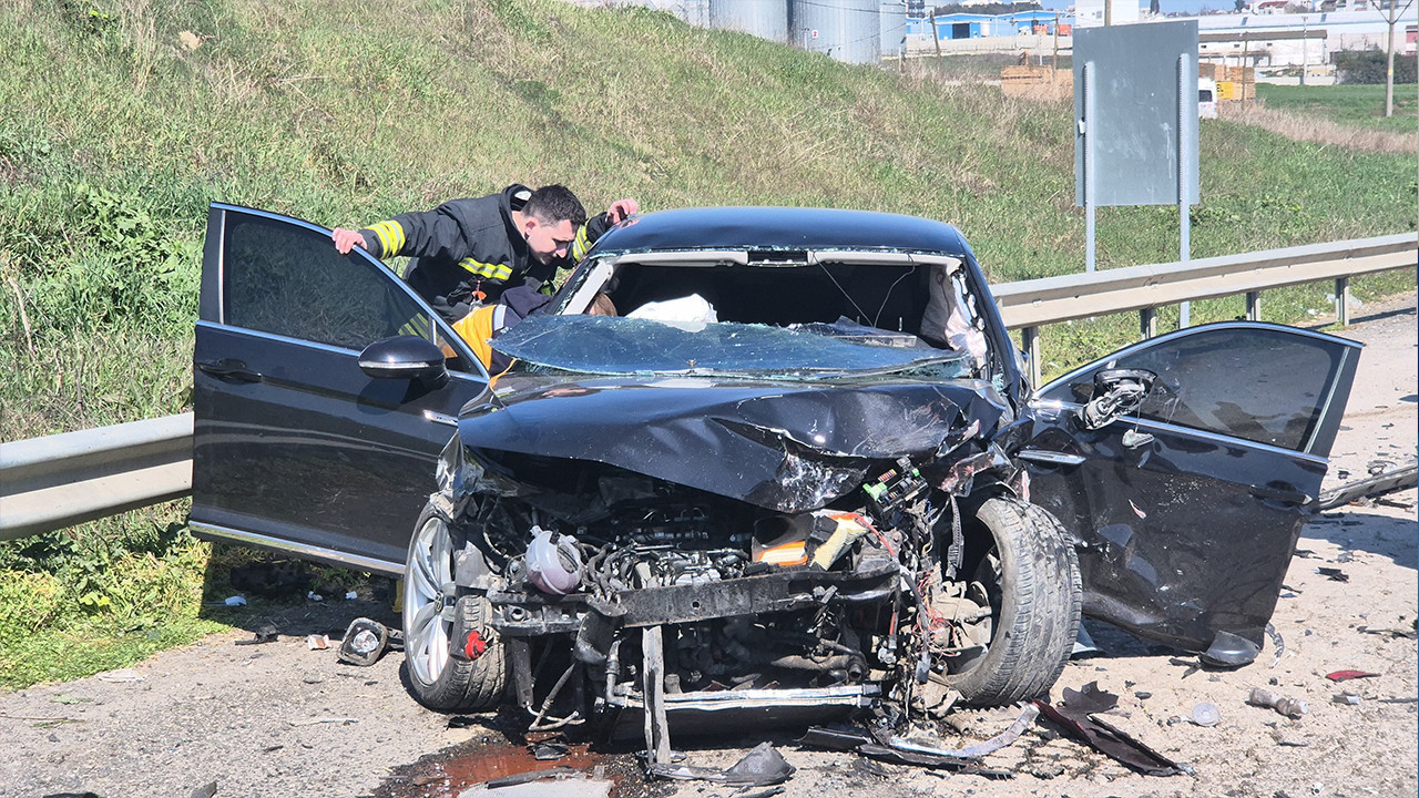 Tekirdağ’da zincirleme kaza: 5 kişi yaralandı