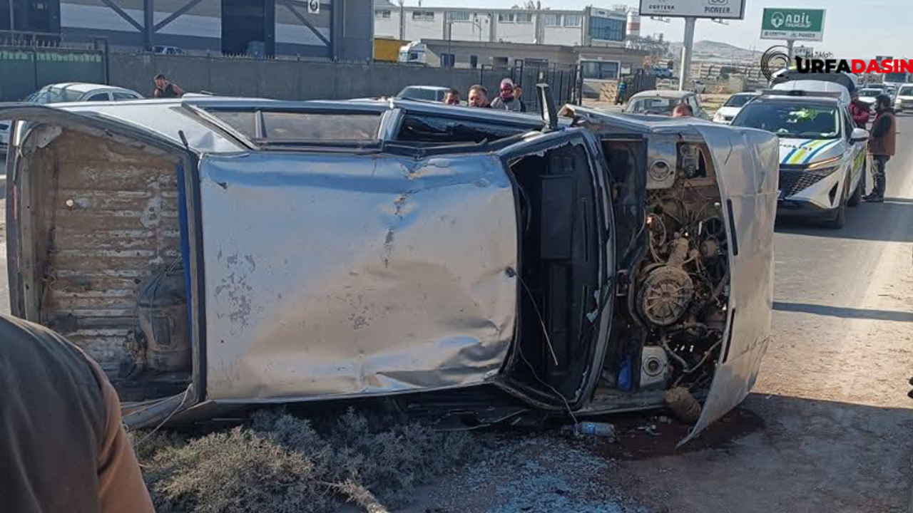 Şanlıurfa Akçakale Yolunda Trafik Kazasında 3 Kişi Yaralandı
