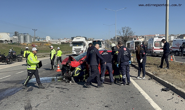 Zincirleme trafik kazasında 5 kişi yaralandı