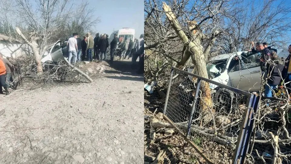 Aydın Bozdoğan’da trafik kazası: Otomobil ağaçlara çarptı! İki kişi hayatını kaybetti | YEREL HABERLER
