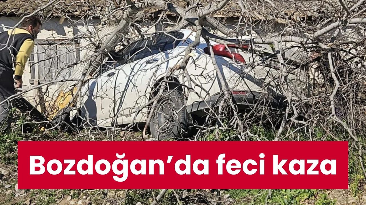Bozdoğan’da feci kaza