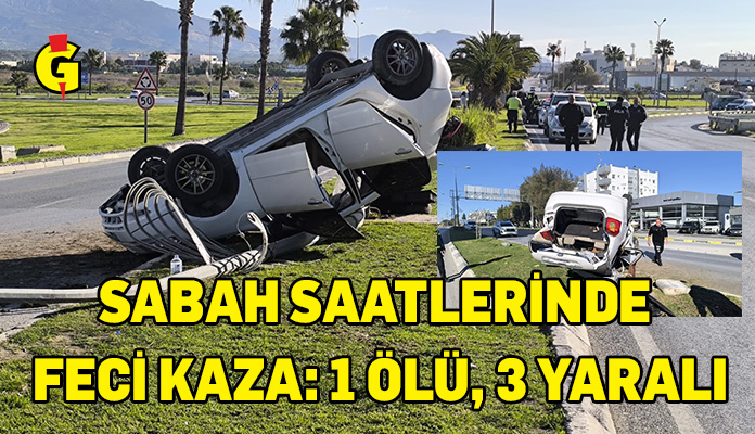 Lefkoşa–Güzelyurt Anayolu’nda ölümlü kaza!