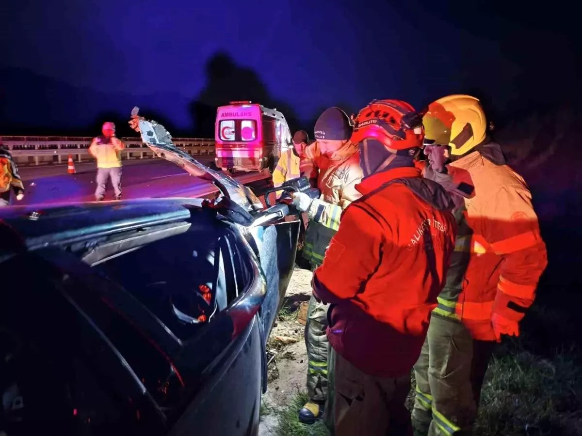 Balıkesir'de Trafik Kazası: 1 Ölü