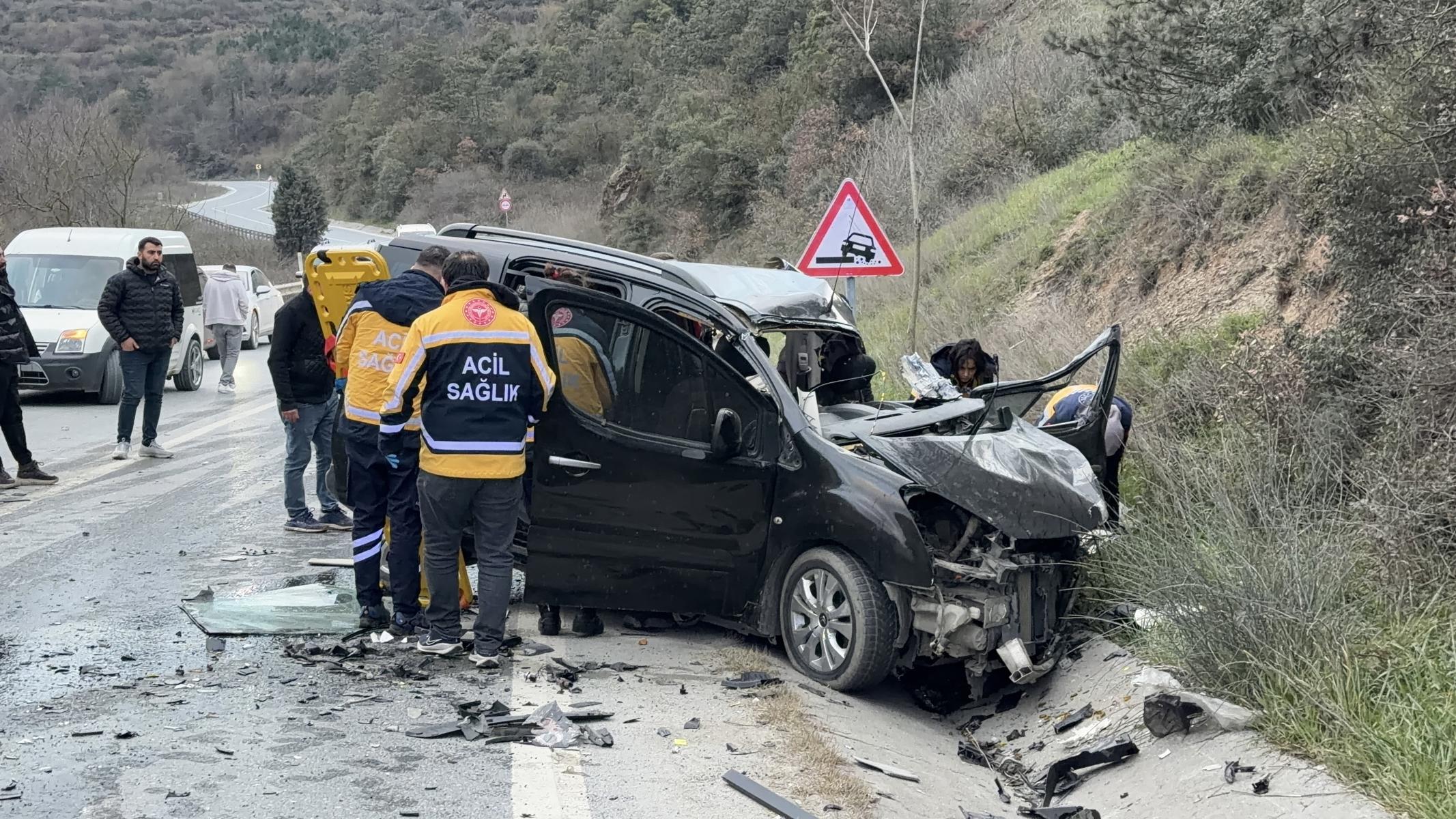 Arnavutköy’de feci kaza. 1 ölü, 2 yaralı