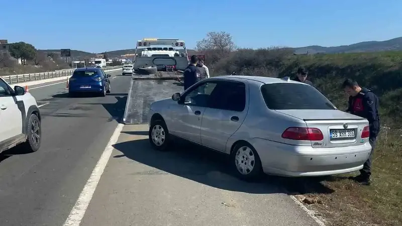 Keşan’da iki otomobil çarpıştı: Bir kişi yaralandı