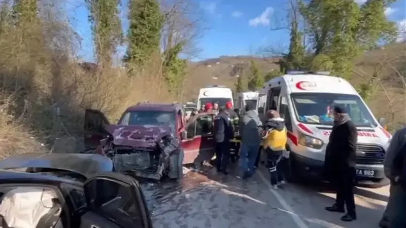 Ordu’da trafik kazası: 6 kişi yaralandı