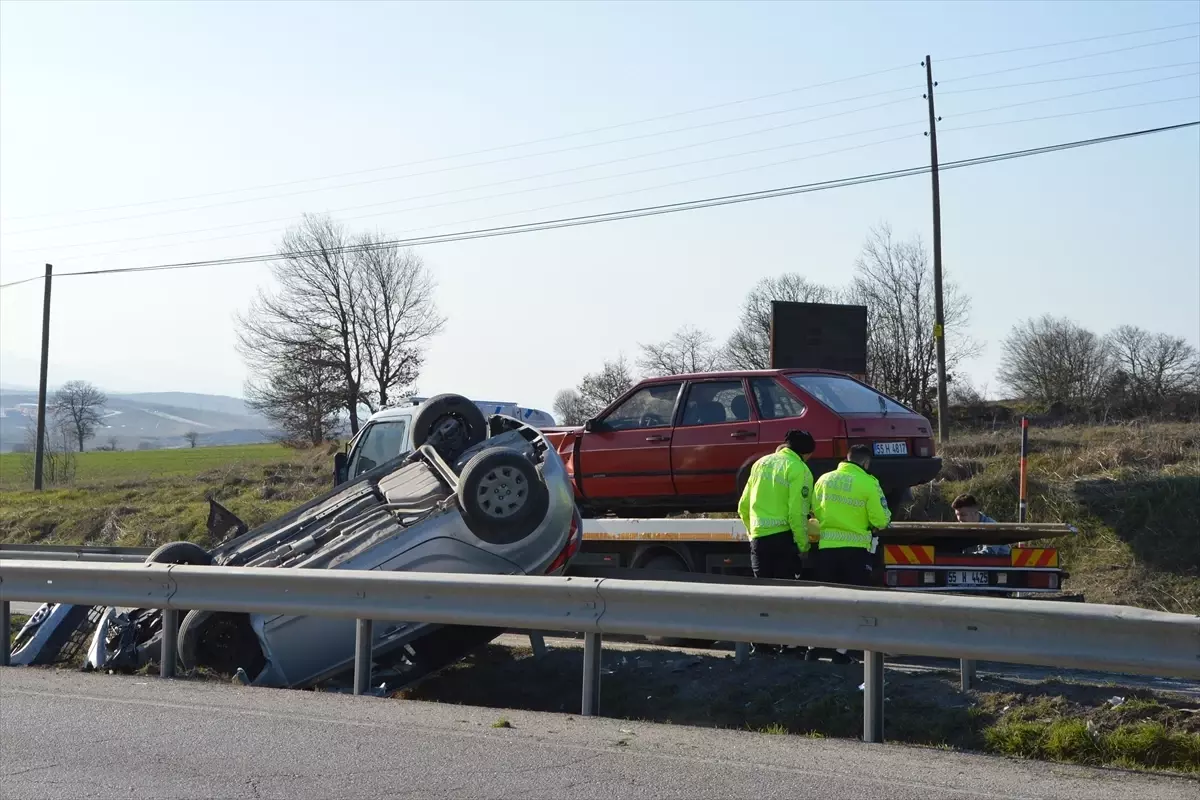 Havza'da Trafik Kazası: 3 Yaralı