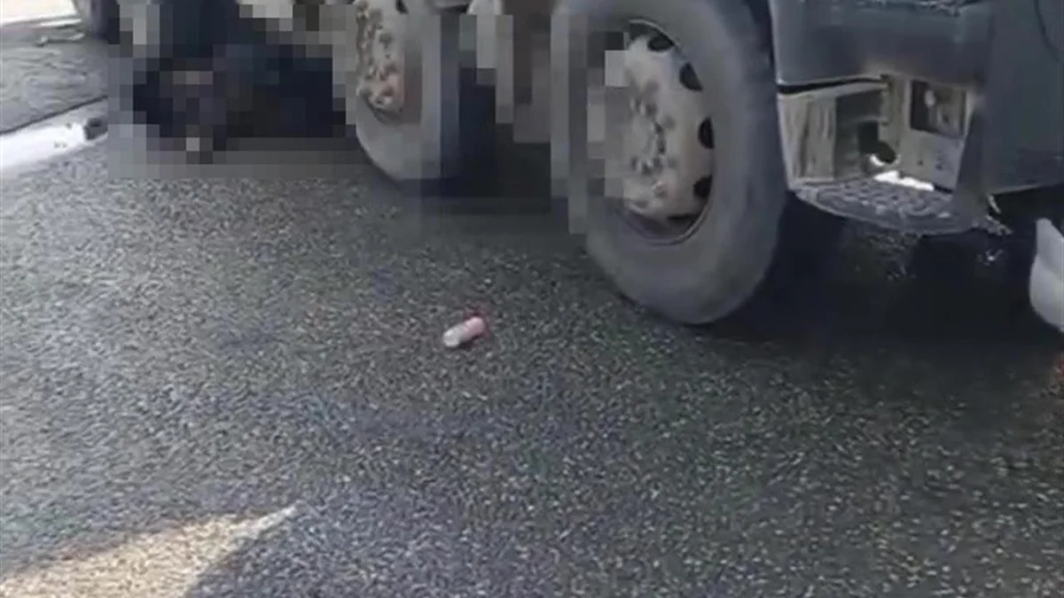 Kahramanmaraş'ta Beton Mikserinin Altında Kalan Motosiklet Sürücüsü Hayatını Kaybetti