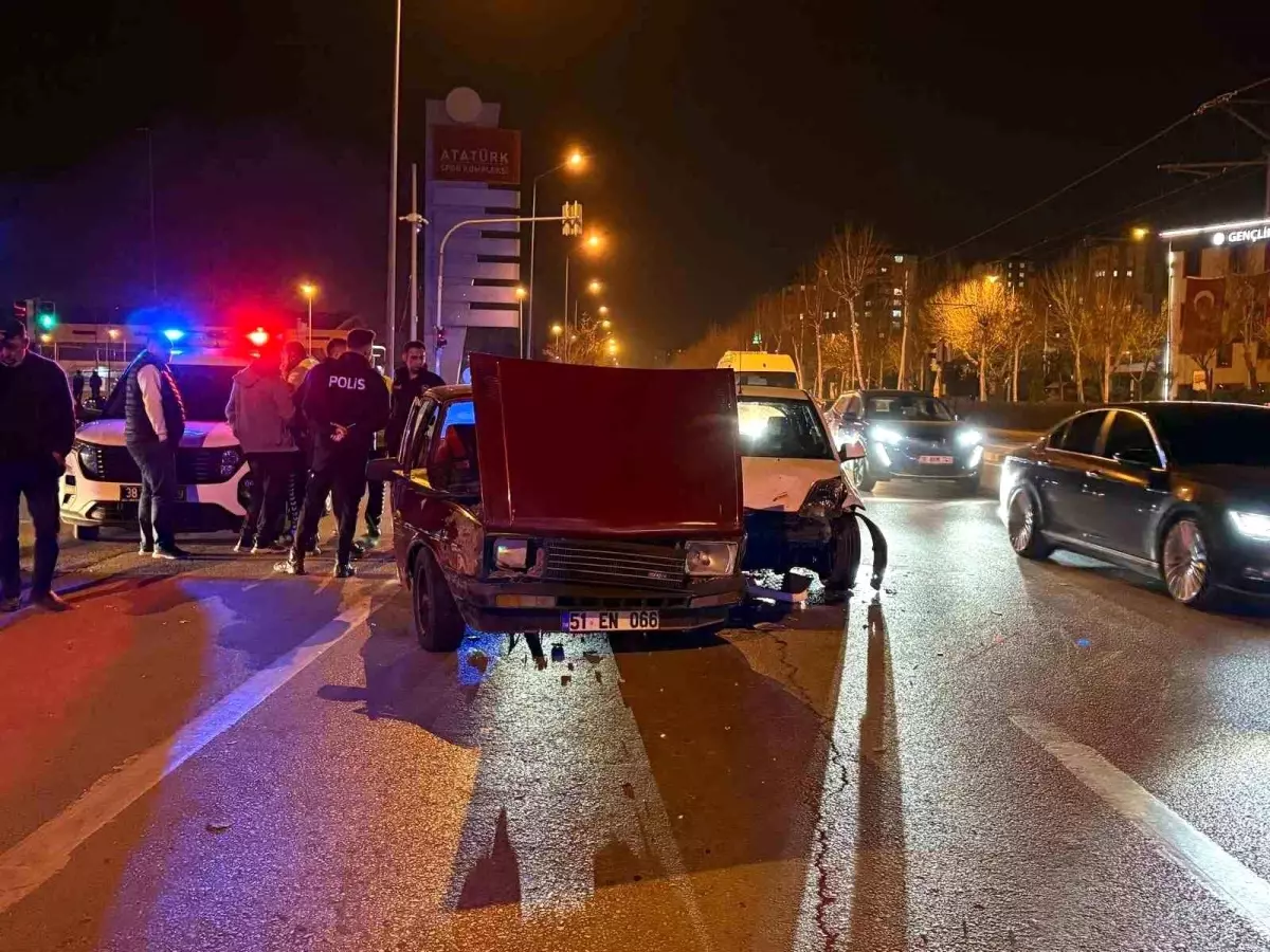 Kayseri'de Trafik Kazası: 1 Yaralı