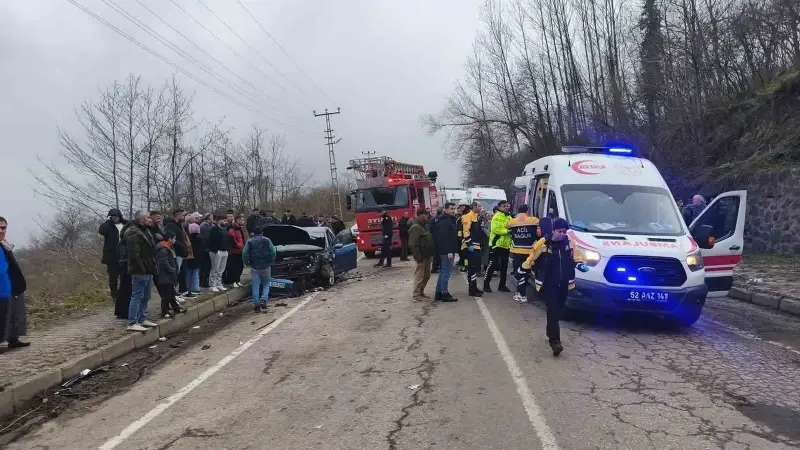 Ordu’da iki ayrı trafik kazası: 12 kişi yaralandı