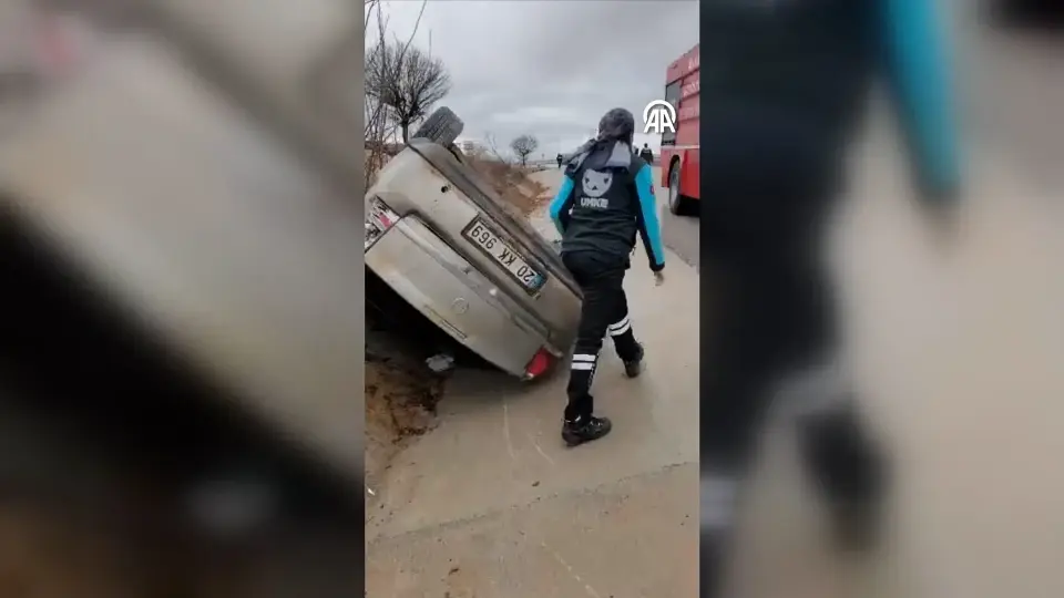 Malatya Trafik Kazası Son Dakika: Otomobil Devrildi, 6 Yaralı