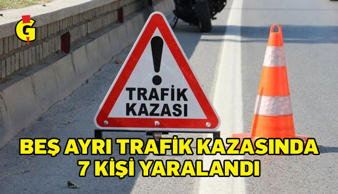 Ülke genelinde 5 trafik kazası