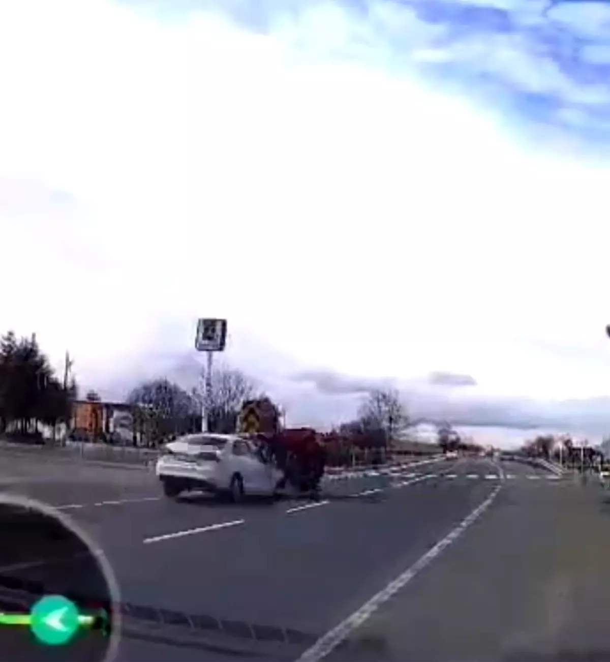 Hacıbektaş'ta Trafik Kazası: 2 Yaralı