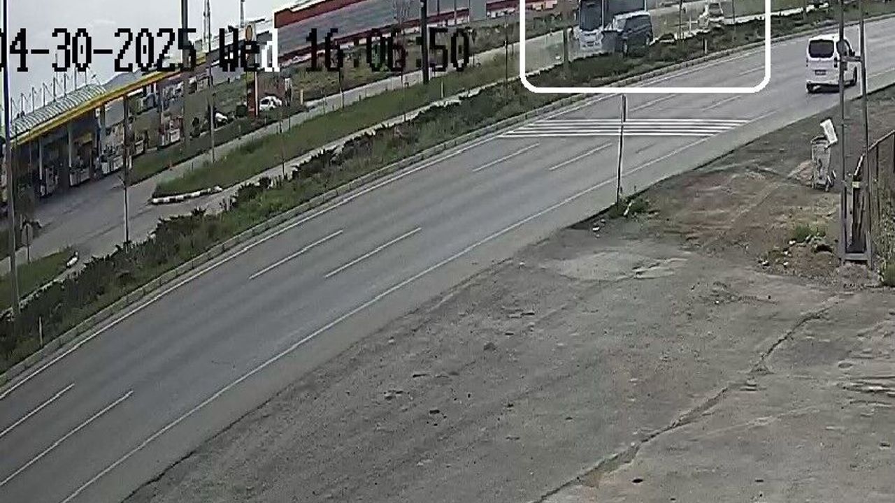 Kayseri'de 2 kişinin öldüğü kazanın görüntüleri ortaya çıktı