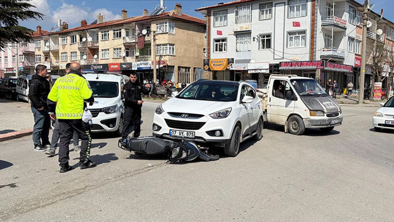 Akşehir Sanayi Kavşağı’nda Trafik Kazası: 1 Yaralı