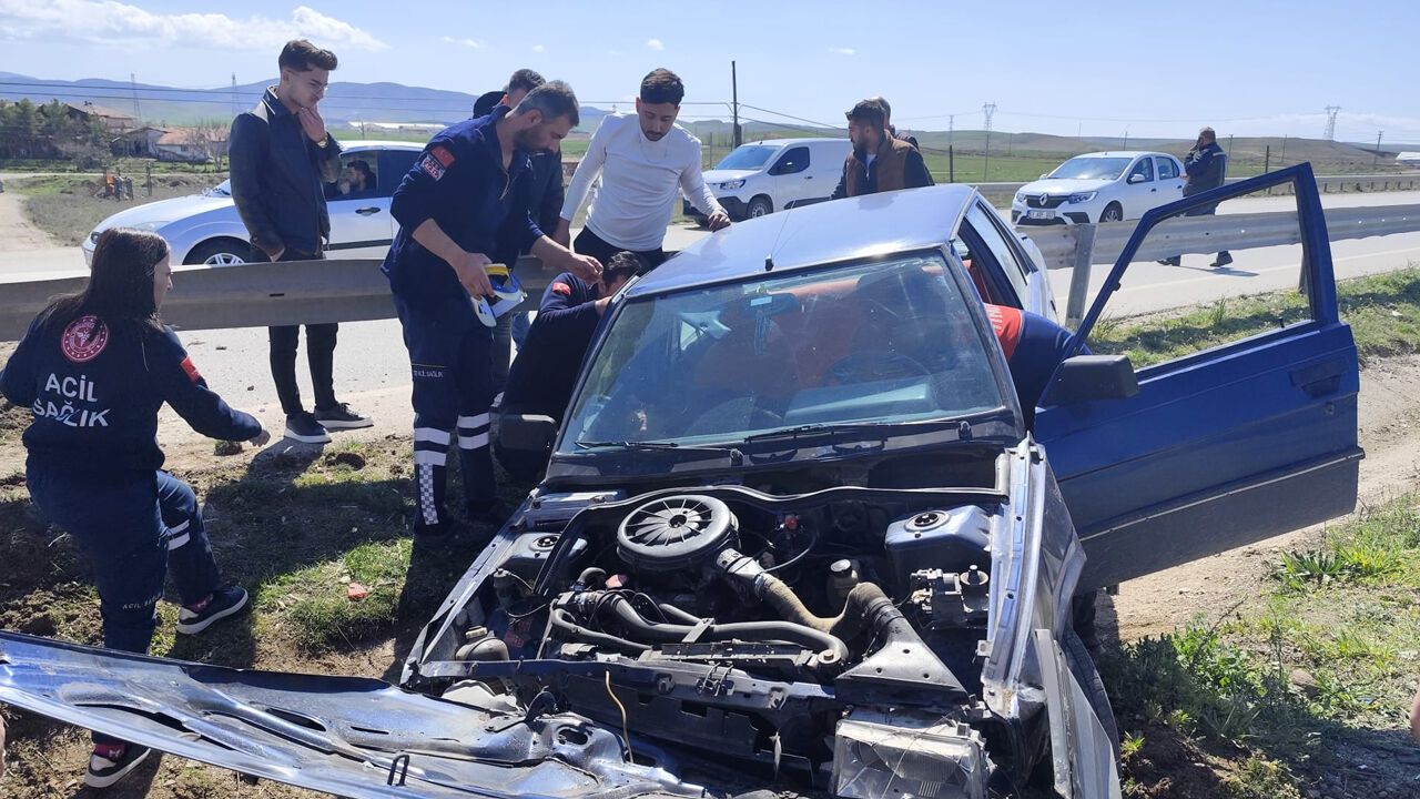 Sungurlu’da trafik kazası: 1 yaralı