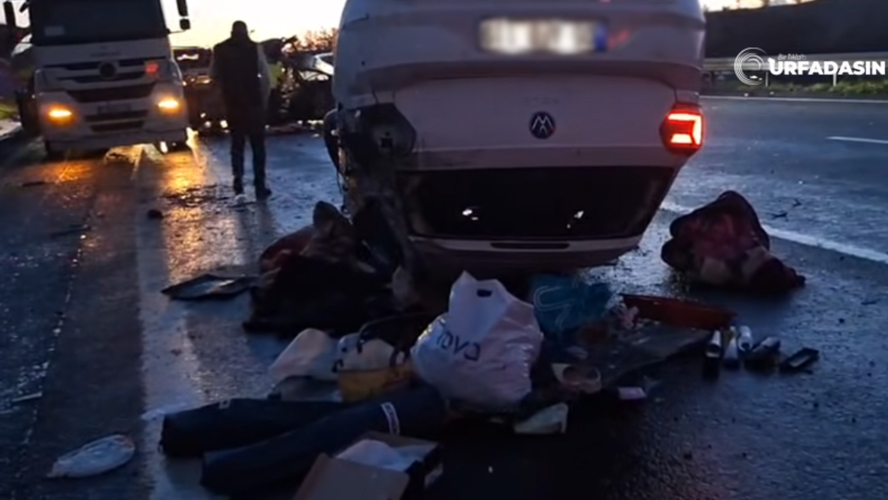 Şanlıurfa Birecik Yolunda Kaza: 1 Ölü, 5 Yaralı