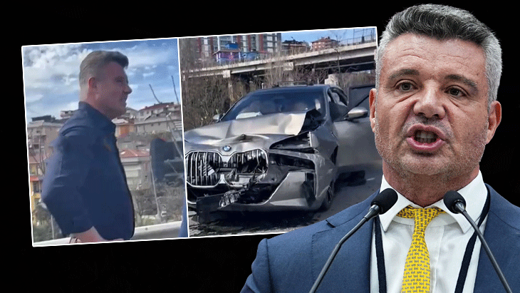 Fenerbahçe başkanı Sadettin Saran hafif hasarlı trafik kazası geçirdi! - Fenerbahçe