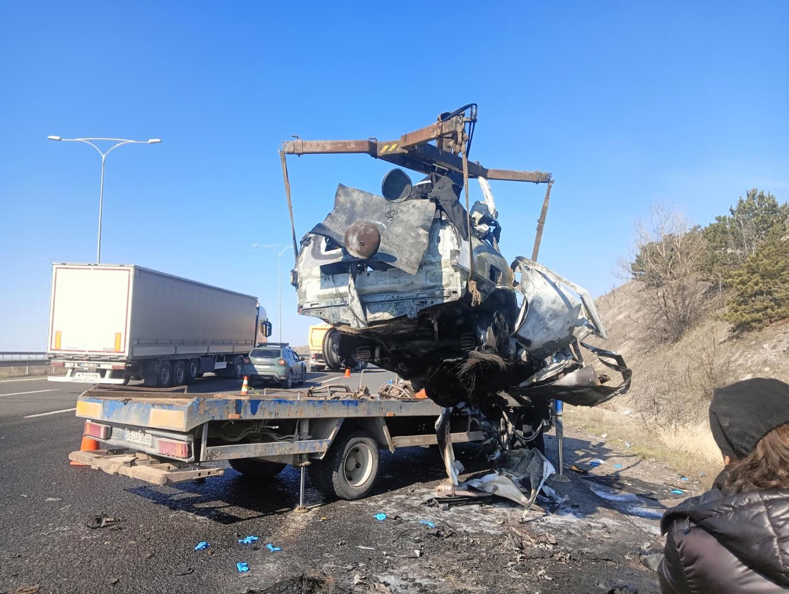 Ankara Kuzey Çevre Yolu'nda kaza: 5 kişi can verdi