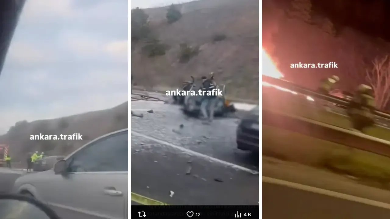 Son Dakika: Ankara'da korkunç kaza: 5 kişi hayatını kaybetti