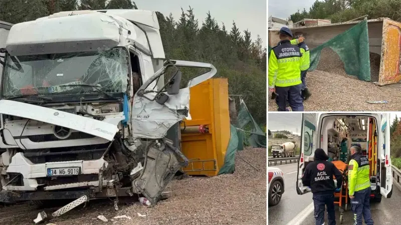 TEM Otoyolu'nda zincirleme kaza: 2 kişi hayatını kaybetti