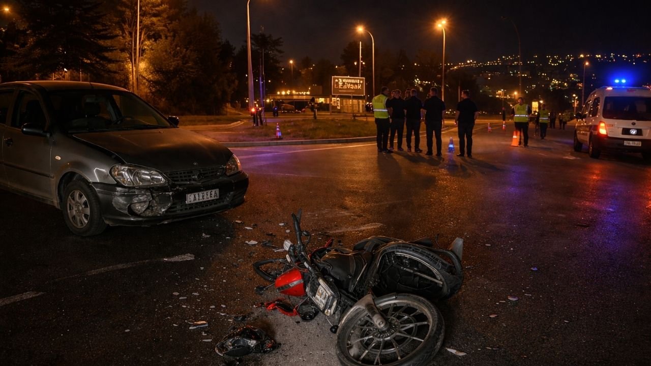 Afyonkarahisar’da Feci Kaza! Otomobil ile Motosiklet Çarpıştı, 1 Kişi Hayatını Kaybetti