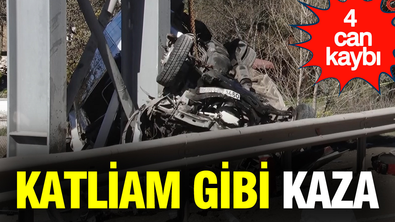Ankara'da otobüs üst geçide çarptı: 4 ölü