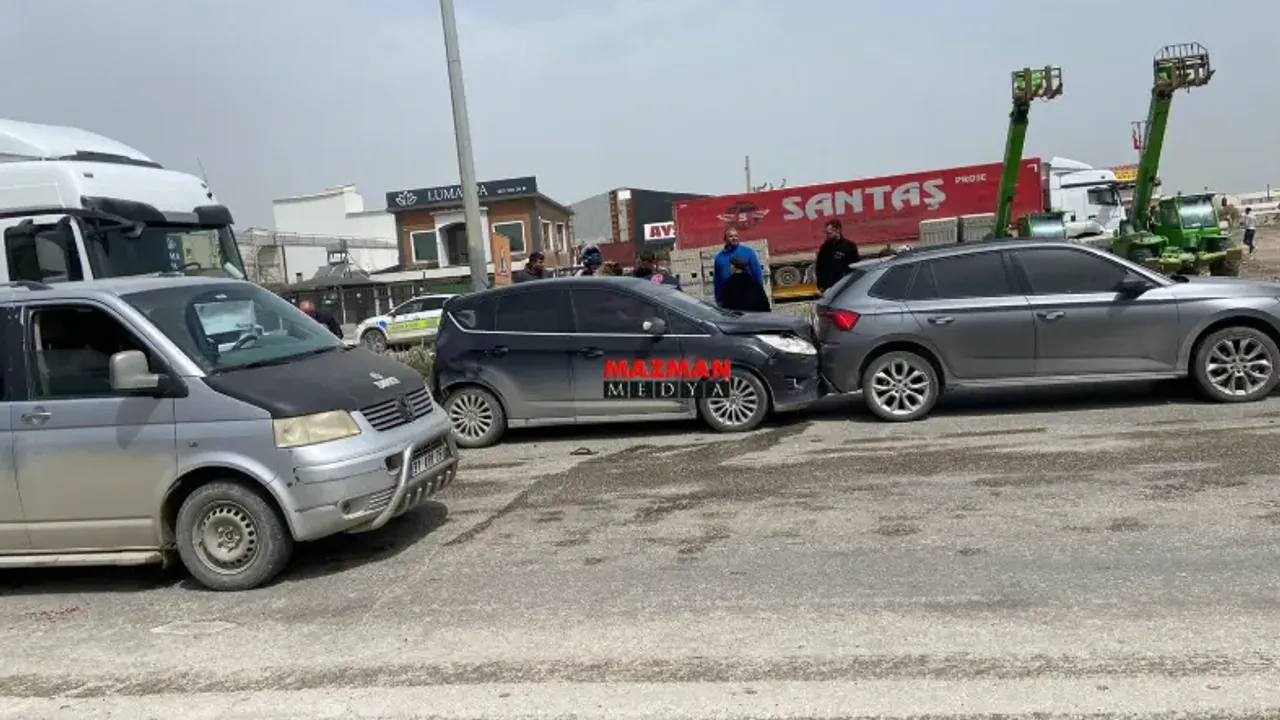 Antakya Honda Kavşağı Bölgesinde Zincirleme Trafik Kazası!